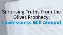 Lawlessness Will Abound